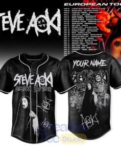 Steve Aoki 2026 Dim Mak 30 Tour Baseball Jersey