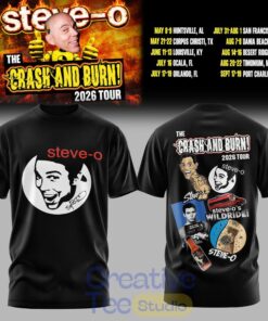 Steve-O “Crash And Burn” Tour 2026 T-Shirt