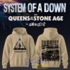 System of a Down UK & EU Tour 2026 Hoodie – Yellow