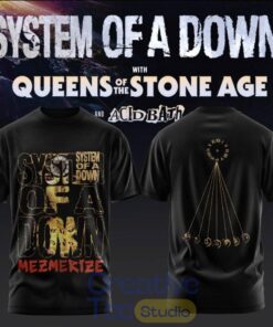 System of a Down UK & EU Tour 2026 Shirt – Black