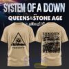 System of a Down UK & EU Tour 2026 T-Shirt – Red