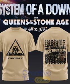 System of a Down UK & EU Tour 2026 T-Shirt – Yellow
