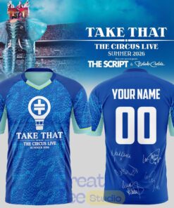 Take That x The Script The Circus Live 2026 Custom Jersey