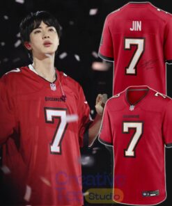 Tampa Bay Buccaneers x BTS Jin Special Football Jersey