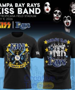 Tampa Bay Rays x Kiss Night 2026 Special Tee Hoodie