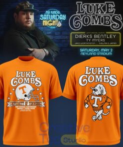 Tennessee Volunteers x Luke Combs My Kinda Saturday Night Tour Special T-Shirt