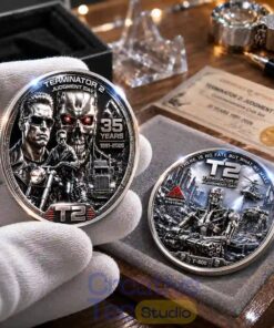 Terminator 2 Judgment Day 35th Anniversary Commemorative Coin Terminator 2 Judgment Day 35th Anniversary Commemorative Coin