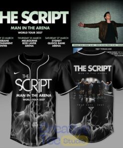 The Script — Man In The Arena Tour 2026 Baseball Jersey