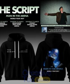 The Script — Man In The Arena Tour 2026 Hoodie The Script — Man In The Arena Tour 2026 Hoodie