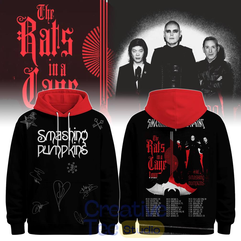 The Smashing Pumpkins Rats In A Cage Tour ZERO Hoodie The Smashing Pumpkins Rats In A Cage Tour ZERO Hoodie