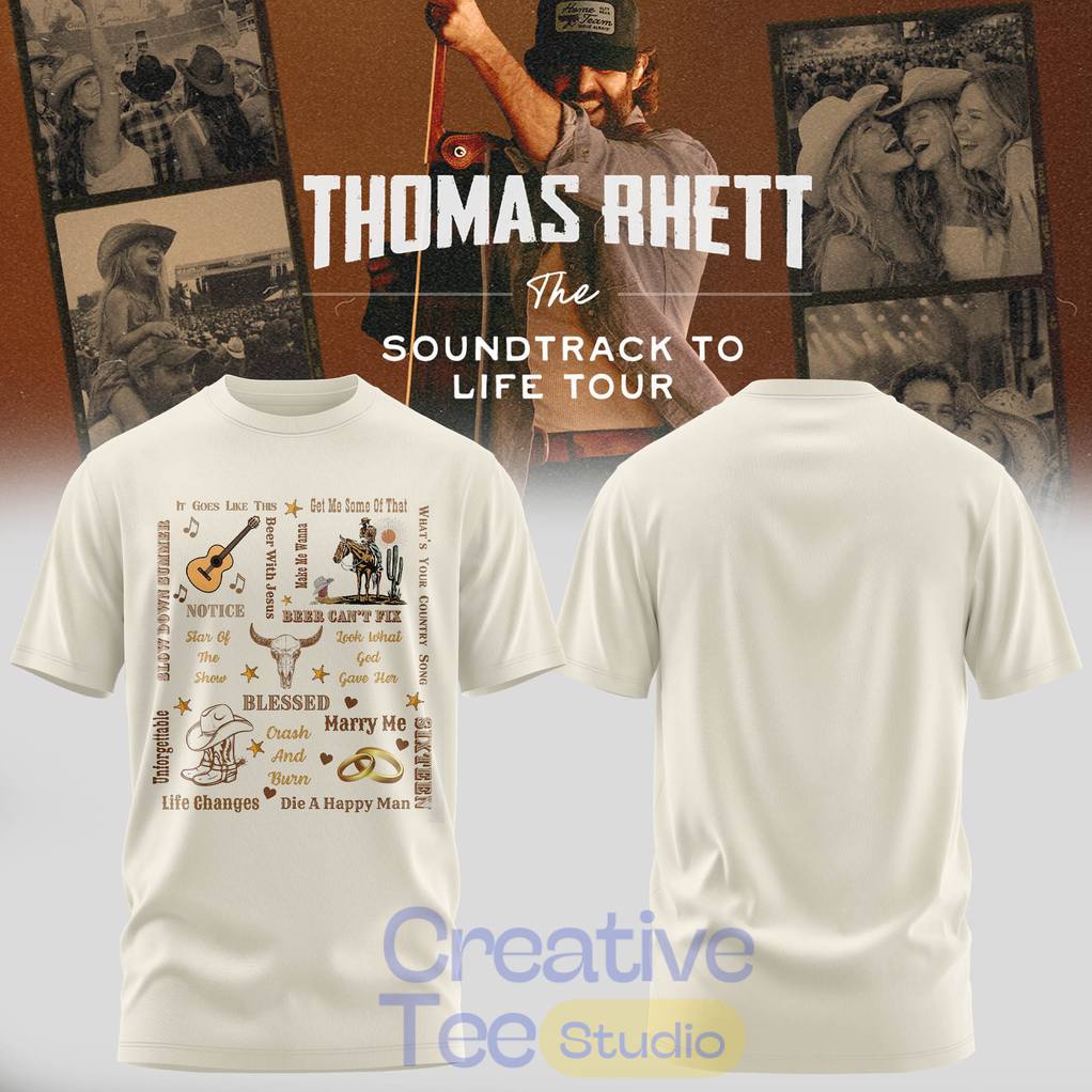 Thomas Rhett The Soundtrack To Life Tour Tee Hoodie Thomas Rhett The Soundtrack To Life Tour Tee Hoodie