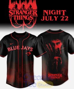 Toronto Blue Jays x Stranger Things Night “Friends Don’t Lie” Baseball Jersey