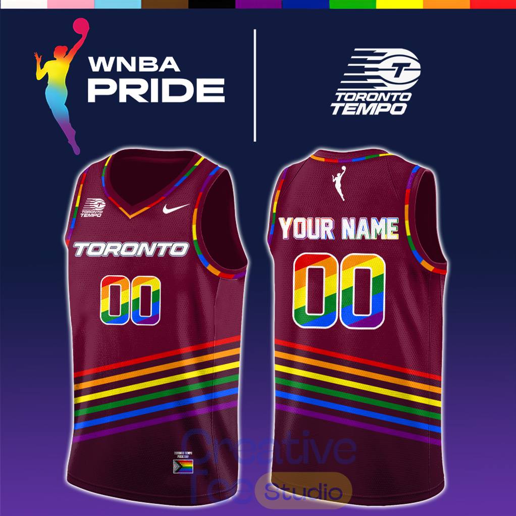 Toronto Tempo x Pride Day 2026 Basketball Jersey Toronto Tempo x Pride Day 2026 Basketball Jersey