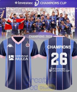 Union Bordeaux Bègles European Champions 2026 Football Jersey – Away