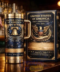 United State of America 250th Anniversary Special Tumbler with Handle