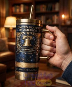 United State of America 250th Anniversary Special Tumbler with Handle
