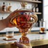 Van Halen 5150 40th Anniversary Atlas Collectors Whiskey Bottle 2 KpHh1.jpg