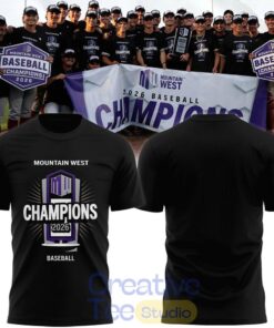 Washington State Cougars 2026 Mountain West Baseball Tournament Champions Tee