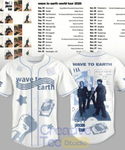 Wave to Earth The Pieces Tour 2026 Baseball Jersey