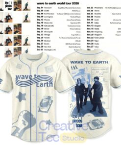 Wave to Earth The Pieces Tour 2026 Baseball Jersey