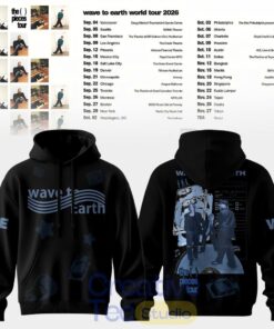 Wave to Earth The Pieces Tour 2026 Blue Memory Special Tee Hoodie