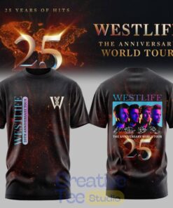 Westlife 25th Anniversary World Tour Golden Memories Tee Hoodie