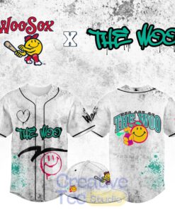 Worcester Red Sox x The Art of The Woo Special Baseball Jersey