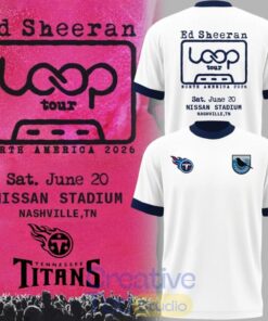2026 Ed Sheeran Loop Tour x Tennessee Titans T-Shirt