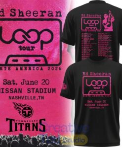 2026 Ed Sheeran Loop Tour x Tennessee Titans T-Shirt