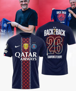 PSG UCL 2026 Back to Back European Champions Jersey