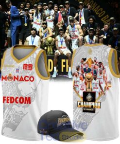 AS Monaco Basket 2026 Betclic Élite Champions Two-Sided Graphic Jersey