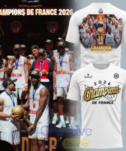 AS Monaco Basket 2026 French League Champions T-Shirt