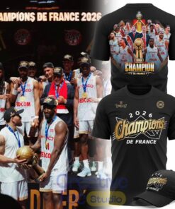 AS Monaco Basket 2026 French League Champions T-Shirt
