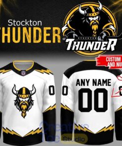 Adirondack Thunder x Stockton Thunder FPHL 2026 Custom Hockey Jersey
