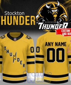 Adirondack Thunder x Stockton Thunder FPHL 2026 Custom Hockey Jersey