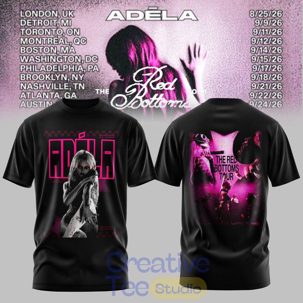 Adéla The Red Bottoms Tour 2026 T-Shirt Adéla The Red Bottoms Tour 2026 T-Shirt