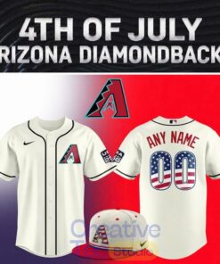 Arizona Diamondbacks USA 250 4th of July Baseball Jersey