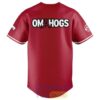 Arkansas Razorbacks New Omahogs Baseball Red Jersey 3 dI6AX.jpg