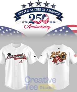 Atlanta Braves USA 250 Anniversary Special Jersey