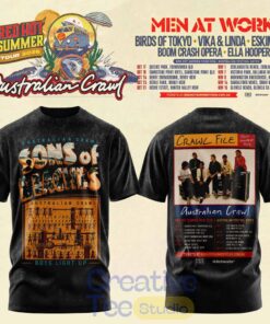 Australian Crawl – Red Hot Summer Tour 2026 3D T-Shirt