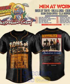Australian Crawl – Red Hot Summer Tour 2026 Baseball Jersey