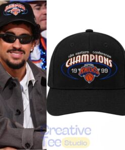 Bad Bunny 2026 NBA Finals Game 1 Knicks 1999 Champions Hat