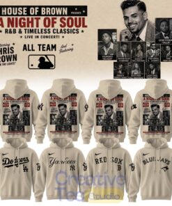 Baseball All Teams x Chris Brown “A Night of Soul” Special Hoodie Baseball All Teams x Chris Brown “A Night of Soul” Special Hoodie