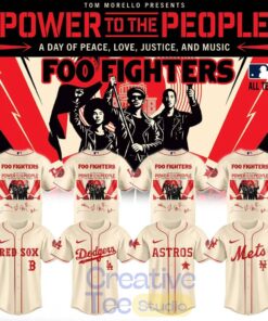 Baseball All Teams x Foo Fighters “Power to the people” Special Jersey