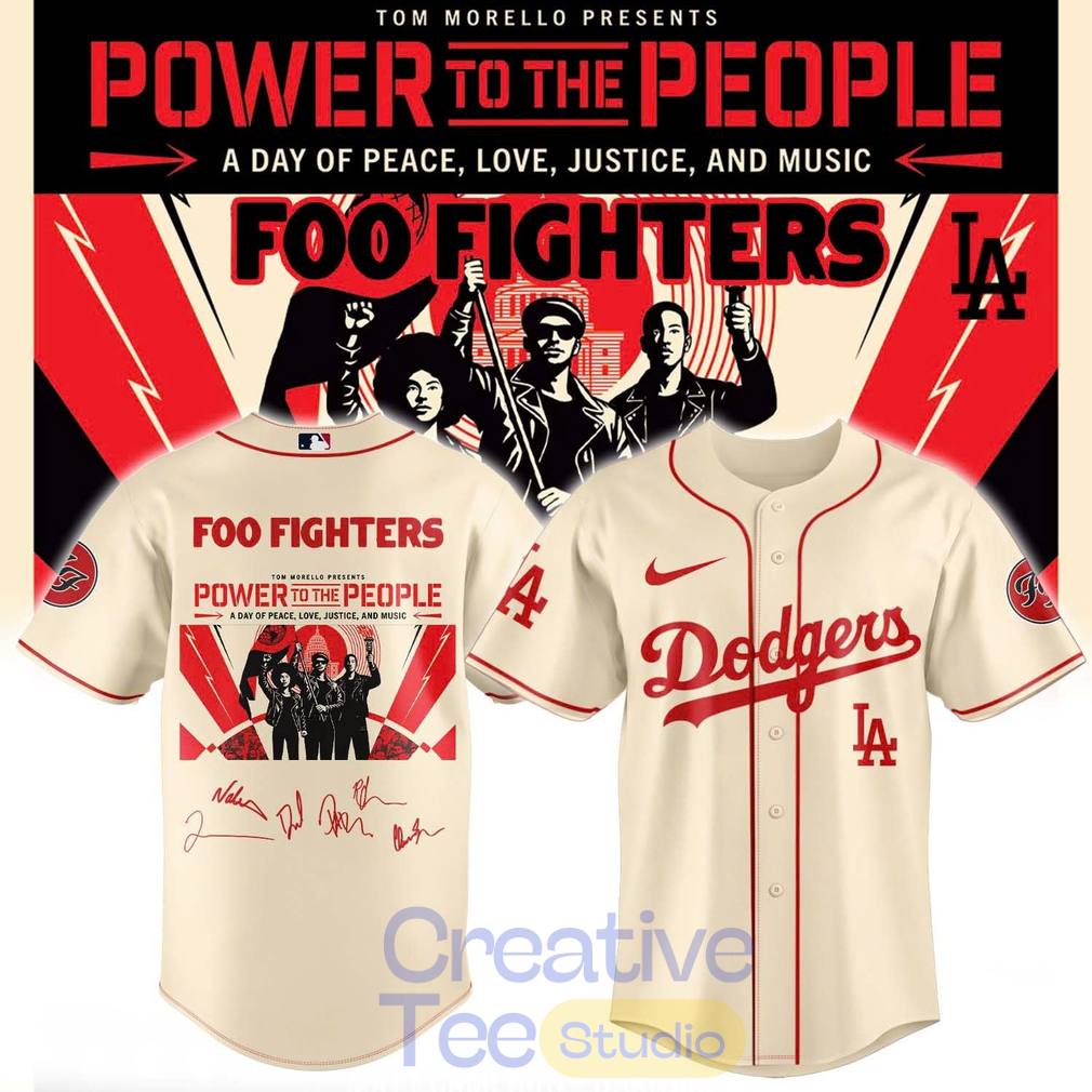 Baseball All Teams x Foo Fighters “Power to the people” Special Jersey Baseball All Teams x Foo Fighters “Power to the people” Special Jersey