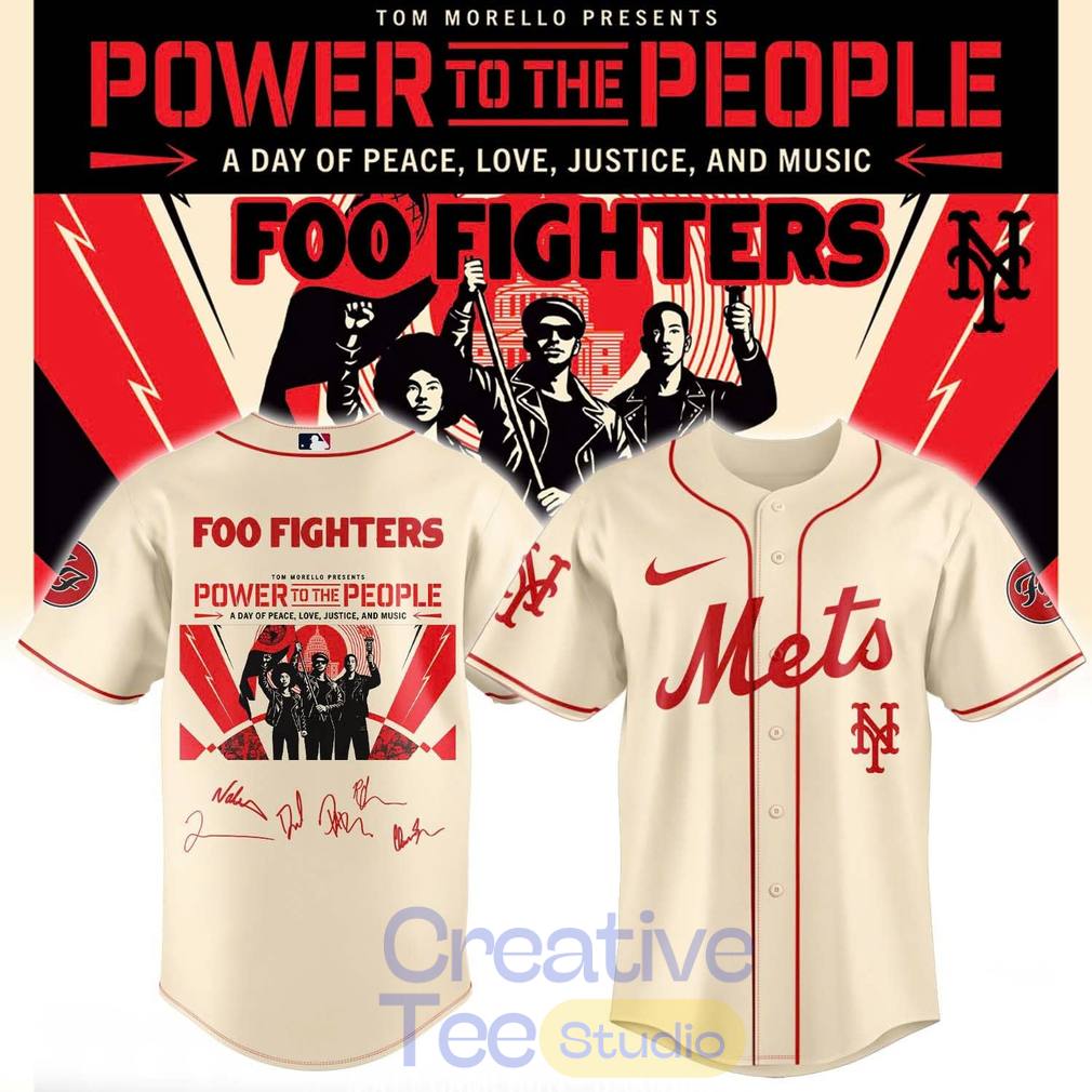Baseball All Teams x Foo Fighters “Power to the people” Special Jersey Baseball All Teams x Foo Fighters “Power to the people” Special Jersey