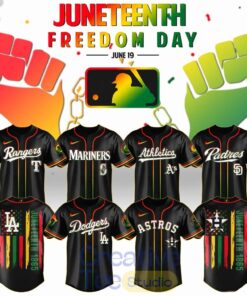 Baseball All Teams x Juneteeth Freedom Day 2026 Custom Jersey