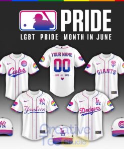 Baseball All Teams x Pride Month 2026 Custom Jersey