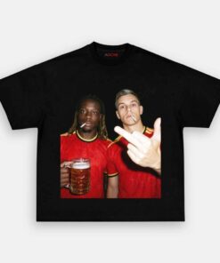 Belgium Football Team Doku x Trossard Drunk Shirt Belgium Football Team Doku x Trossard Drunk Shirt
