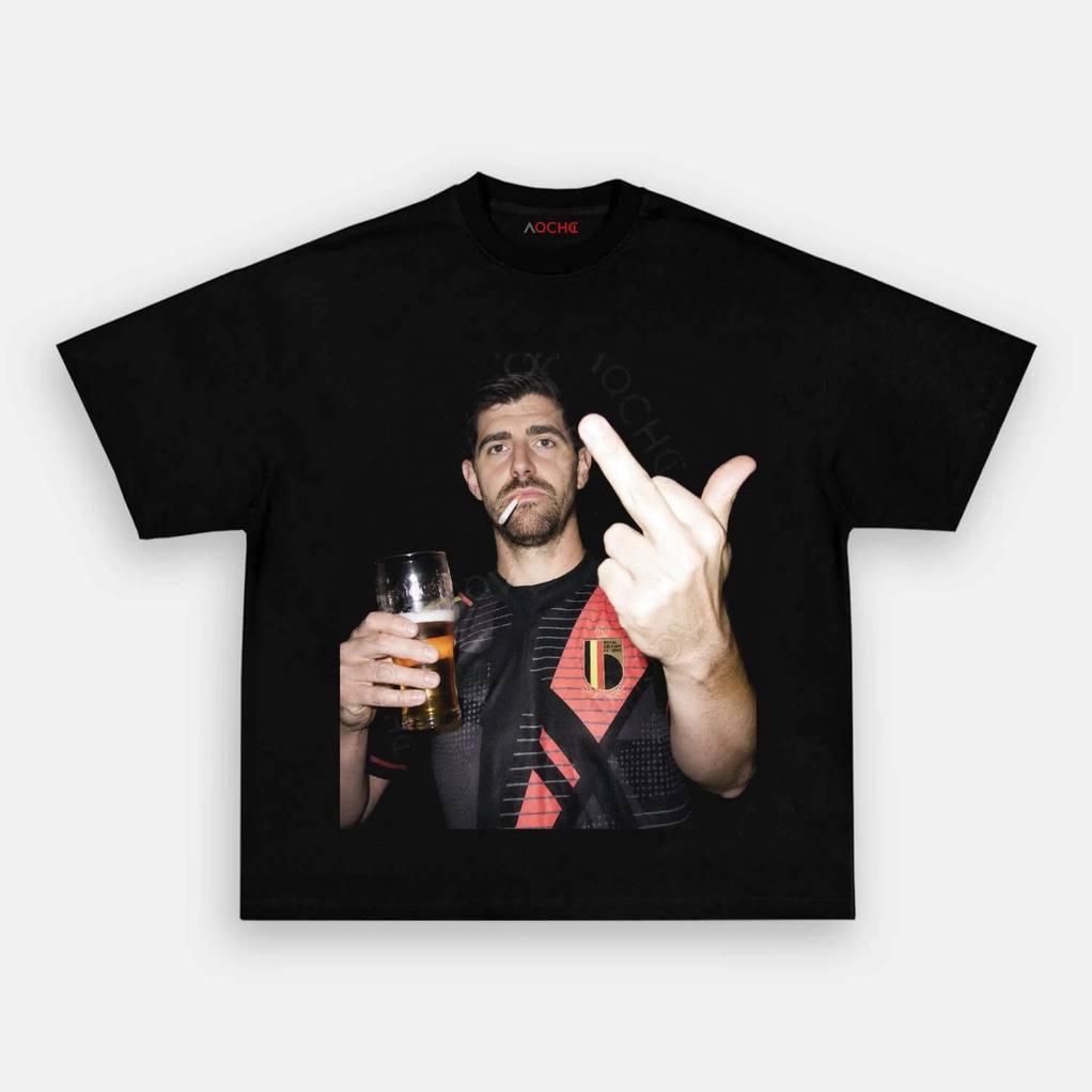 Belgium Football Team Thibaut Courtois Drunk Shirt Belgium Football Team Thibaut Courtois Drunk Shirt